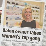 Salon owner takes women